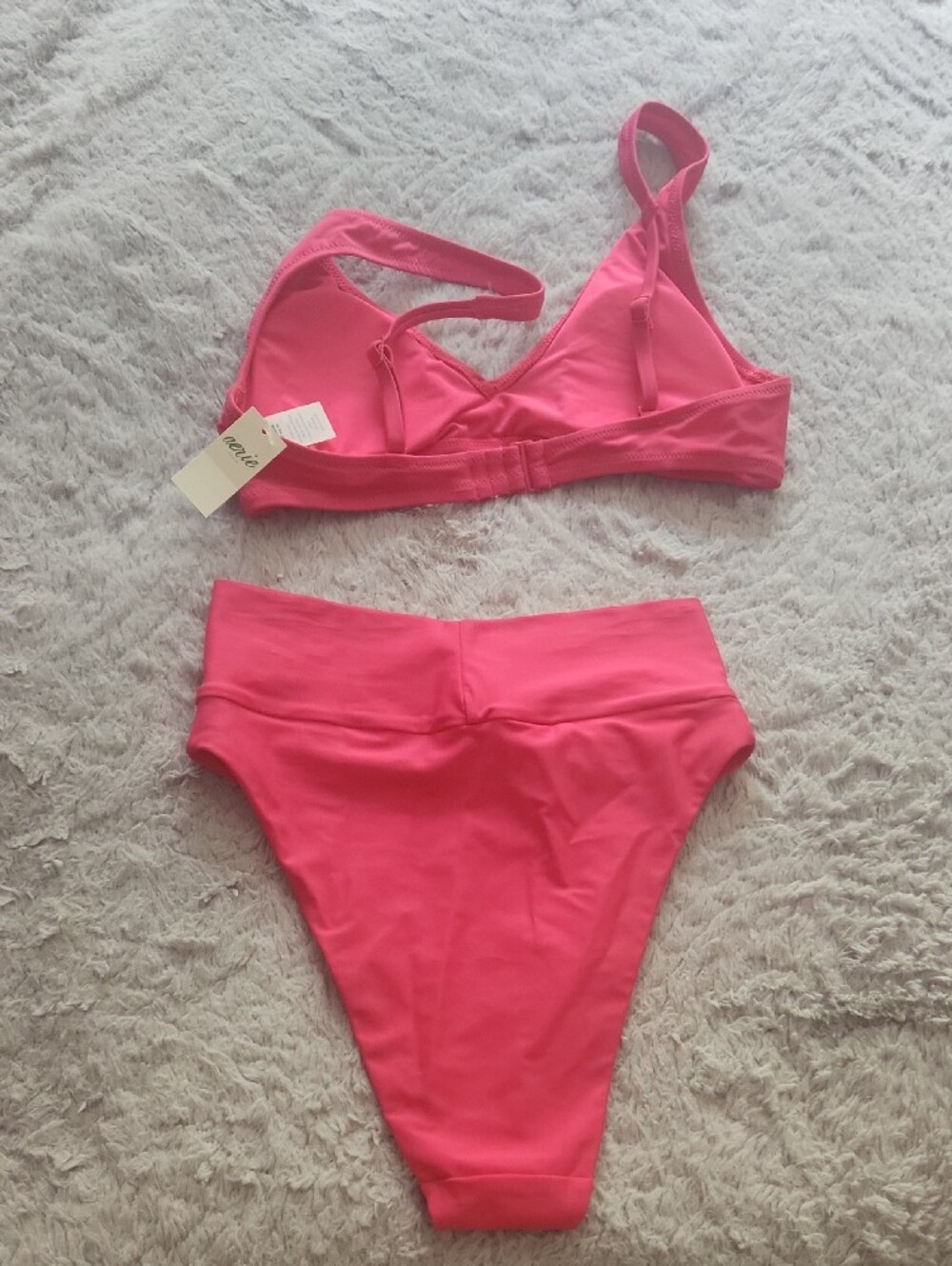 Aerie Neon Pink Bikini Set NWT - Picture 4 of 4